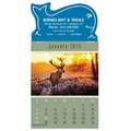 Sportsmen 12 Month Four Color Magna-Stick Calendar Pad